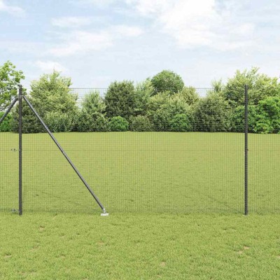 Welded wire fence with...