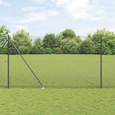 Welded wire fence with...