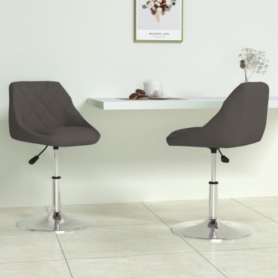Swivel dining chairs, 2...