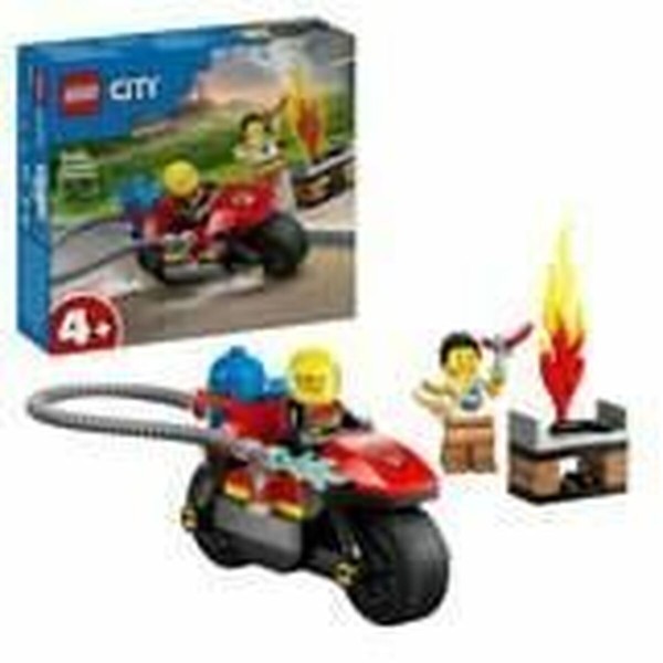 Playset Lego 60410 Fire Rescue Motorcycle 57 Pieces