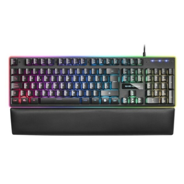 Mänguriklaviatuur Mars Gaming MK320ES RGB USB Hispaaniakeelne Qwerty QWERTY