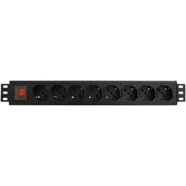 Сетевой фильтр 8 Tomas Schuko WP WPN-PDU-G01-08 Чёрный