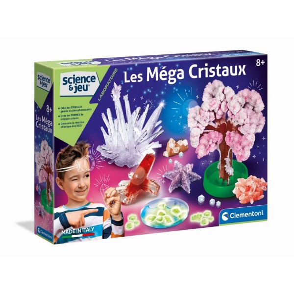 Dabaszinātņu Spēle Clementoni The Mega Crystals Francūzis 52490