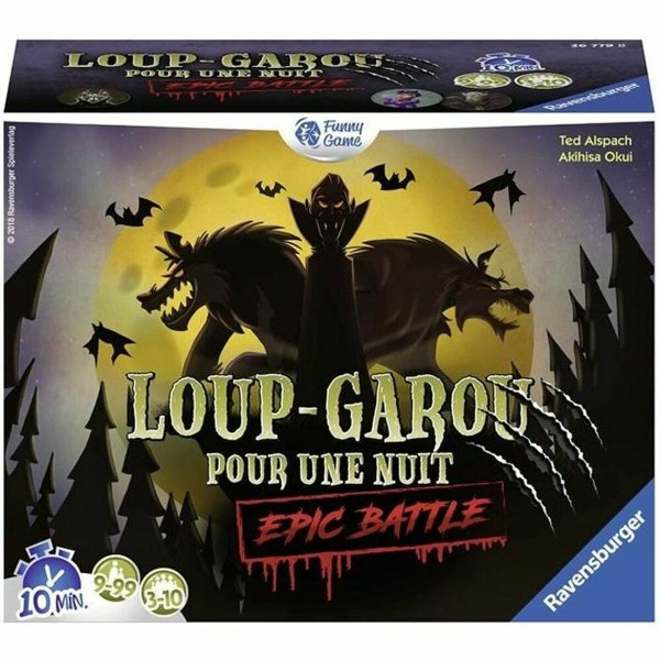 Lautapeli Ravensburger Werewolf for One Night (FR)