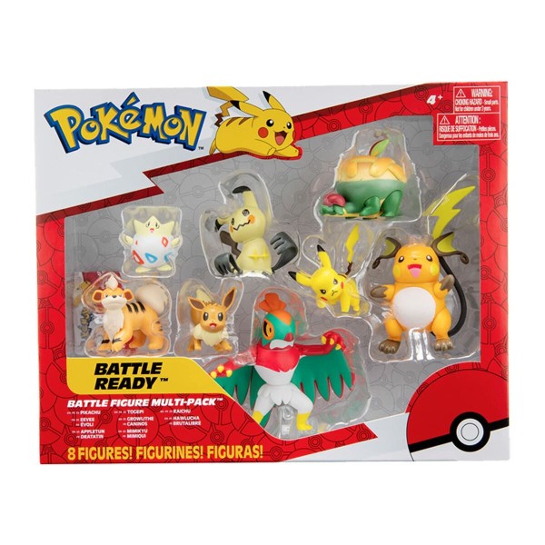 Toimintahahmot Bandai Pokémon Setti 8 Kappaletta