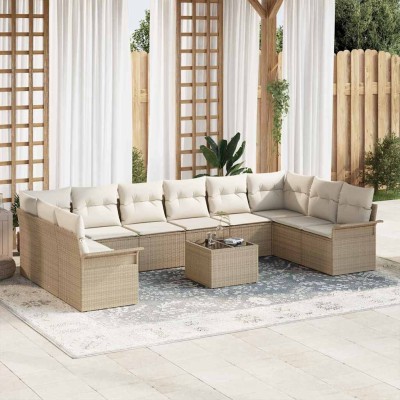Garden sofa set with...