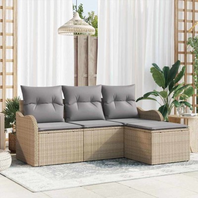 Garden sofa set with...