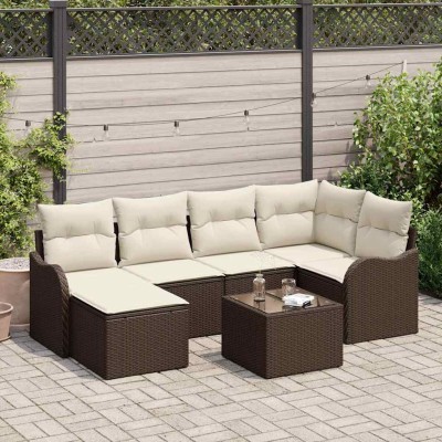 Garden sofa set with...