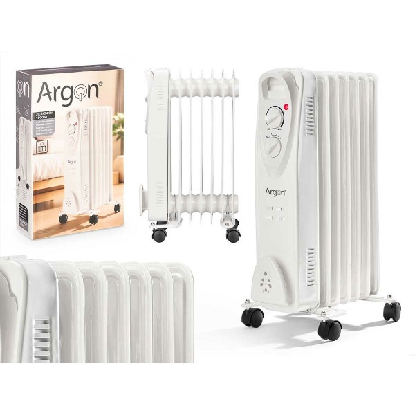 Lämpöpatteri Argon SH-66-7 WHITE Valkoinen 1500 W