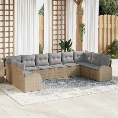 Garden Sofa Set 10 pcs...