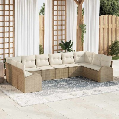 Garden Sofa Set 10 pcs...