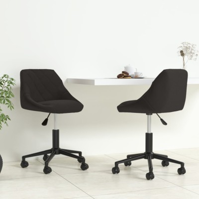 Swivel dining chairs, 2...