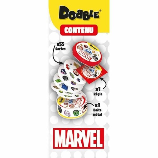 Hariv mäng kolm ühes Asmodee Dobble: Marvel