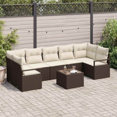 Garden sofa set with...