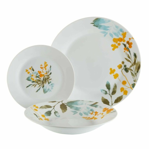 Dinnerware Set Versa Acuarela Porcelain (18 pcs)