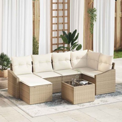 Garden dining set with...