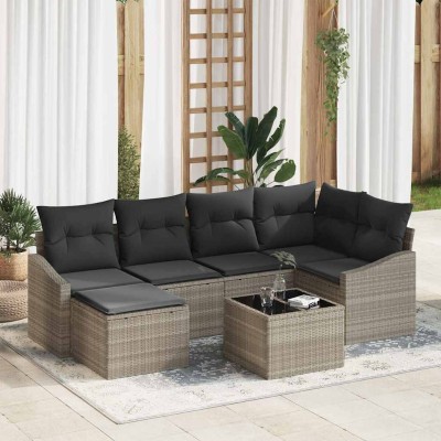Garden dining set with...