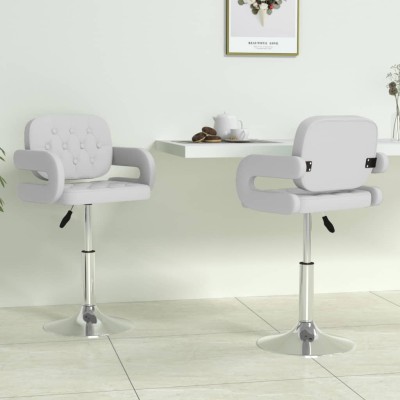Swivel dining chairs, 2...