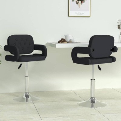 Swivel dining chairs, 2...