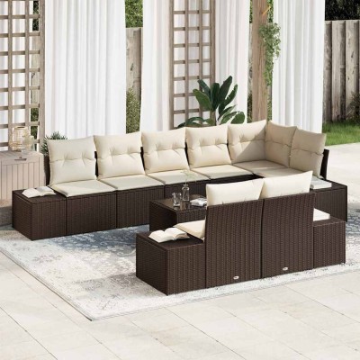 Garden Sofa Set with...