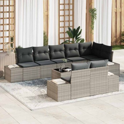 Garden Sofa Set with...