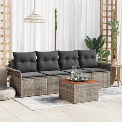 Garden sofa set with...