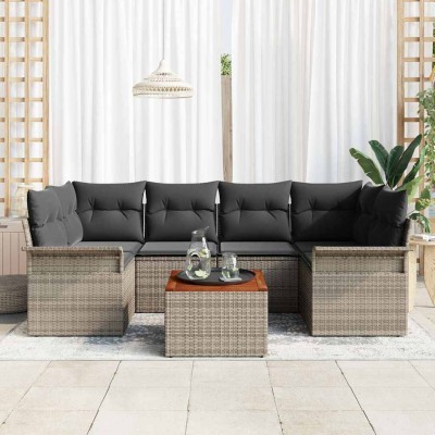 Garden sofa set with...