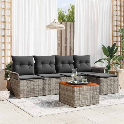Garden sofa set with...