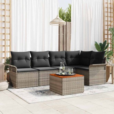 Garden sofa set with...