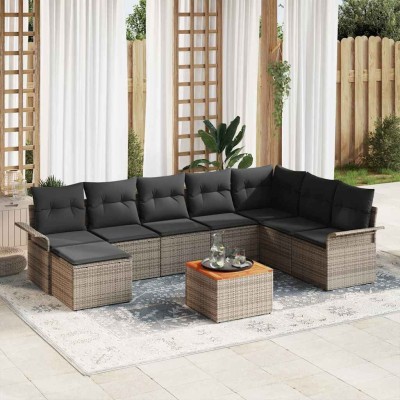 Garden sofa set with...