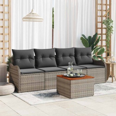 Garden sofa set with...