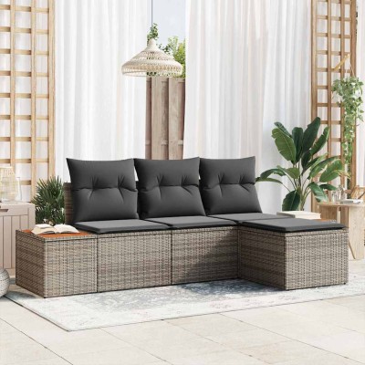 Garden sofa set with pillow...