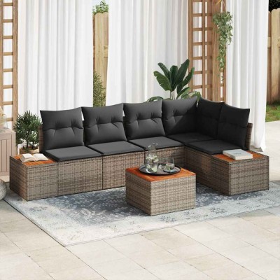 Garden sofa set with pillow...
