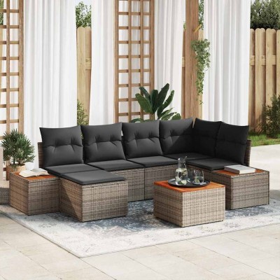 Garden sofa set with pillow...