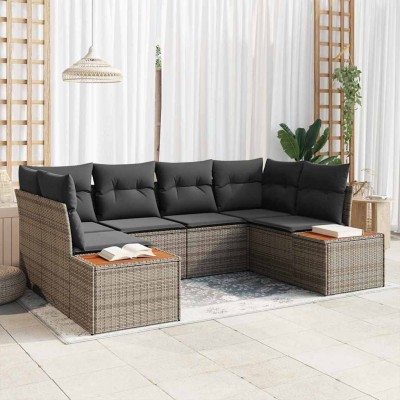 Garden sofa set with pillow...