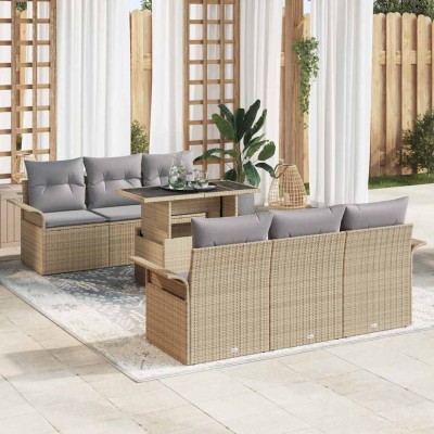 Garden sofa set with pillow...