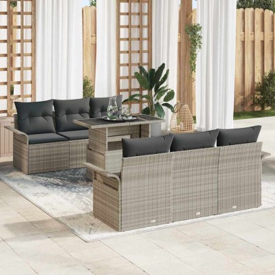 Garden sofa set with pillow...
