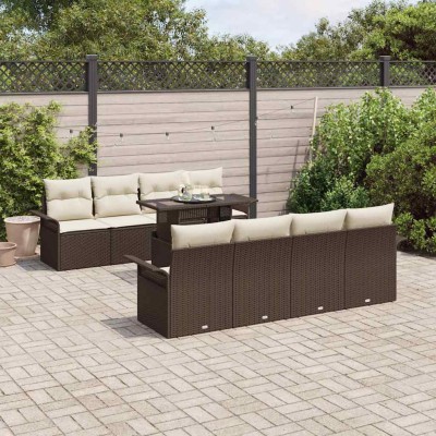 Garden sofa set with...