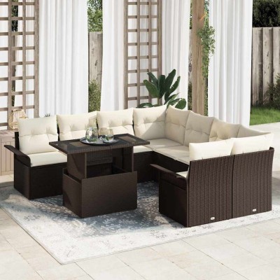 Garden sofa set with...