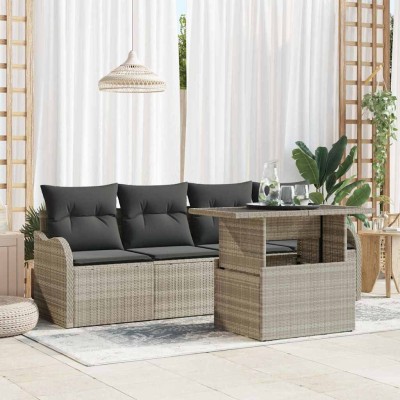 Garden sofa set with pillow...