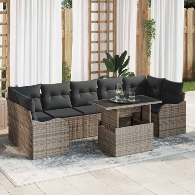Garden sofa set with...