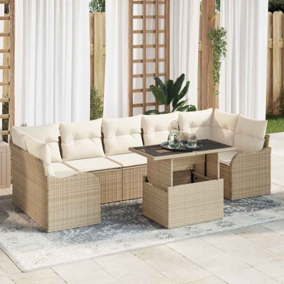 Garden sofa set with...