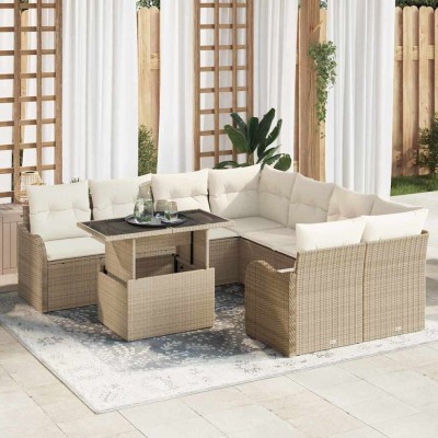Garden sofa set with pillow...