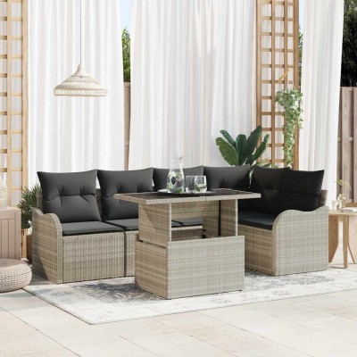 Garden sofa set with...