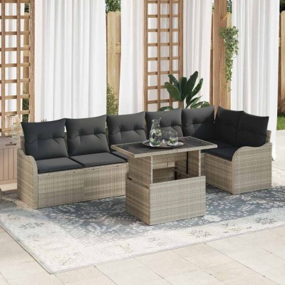 Garden sofa set with pillow...