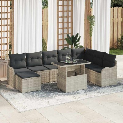 Garden sofa set with...