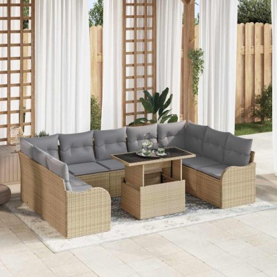 Garden sofa set with pillow...