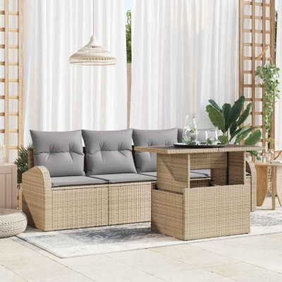 Garden sofa set with pillow...
