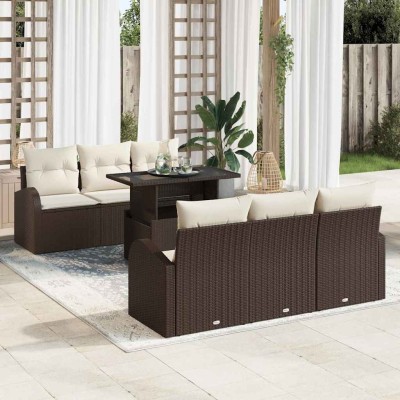 Garden sofa set with pillow...
