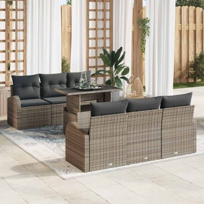 Garden sofa set with pillow...